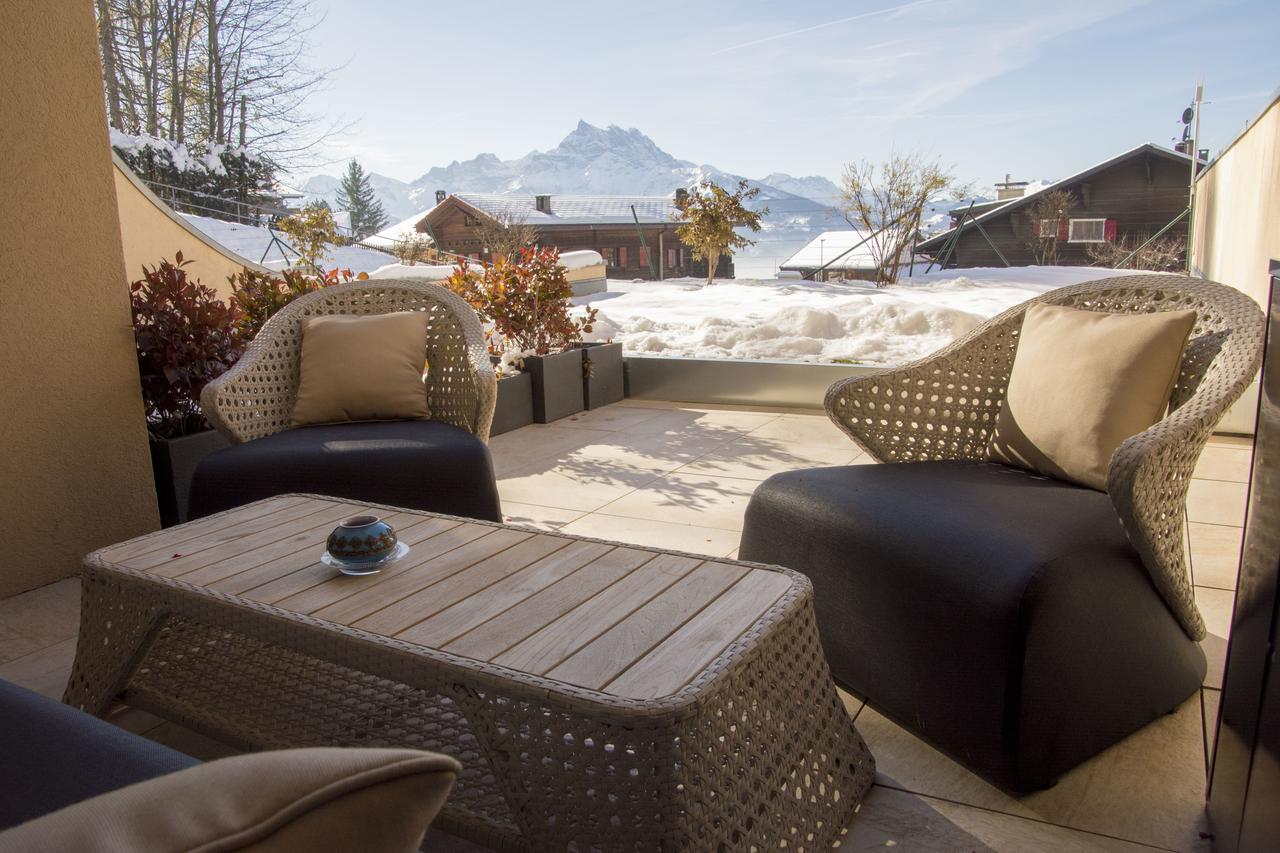 Appartements Dans La Residence Panorama Villars-sur-Ollon Exterior foto